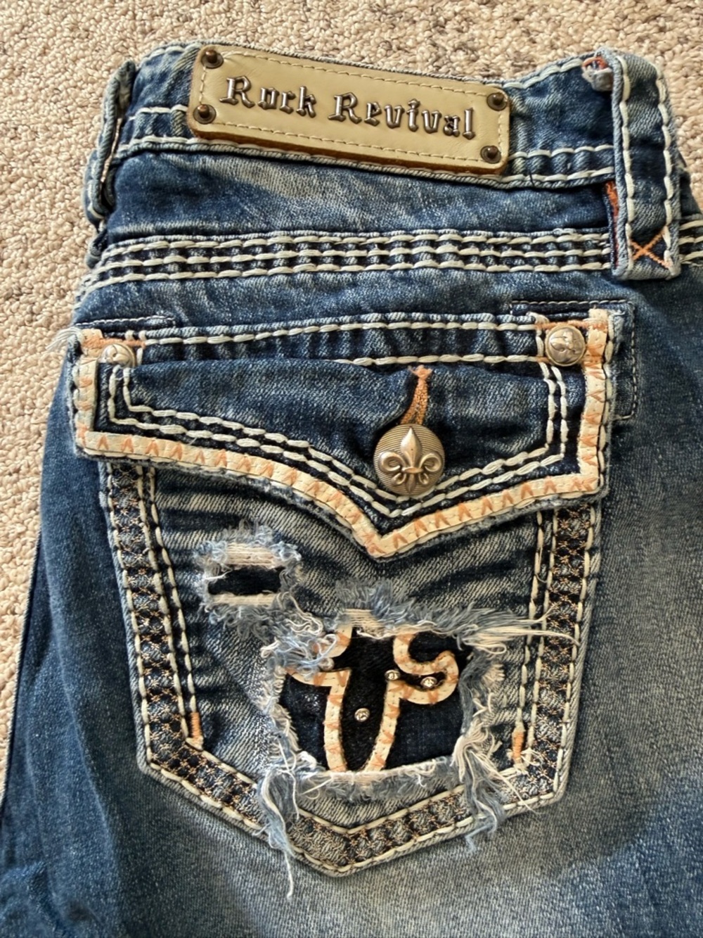 Rock Revival Kai Bootcut Jeans Sz 32